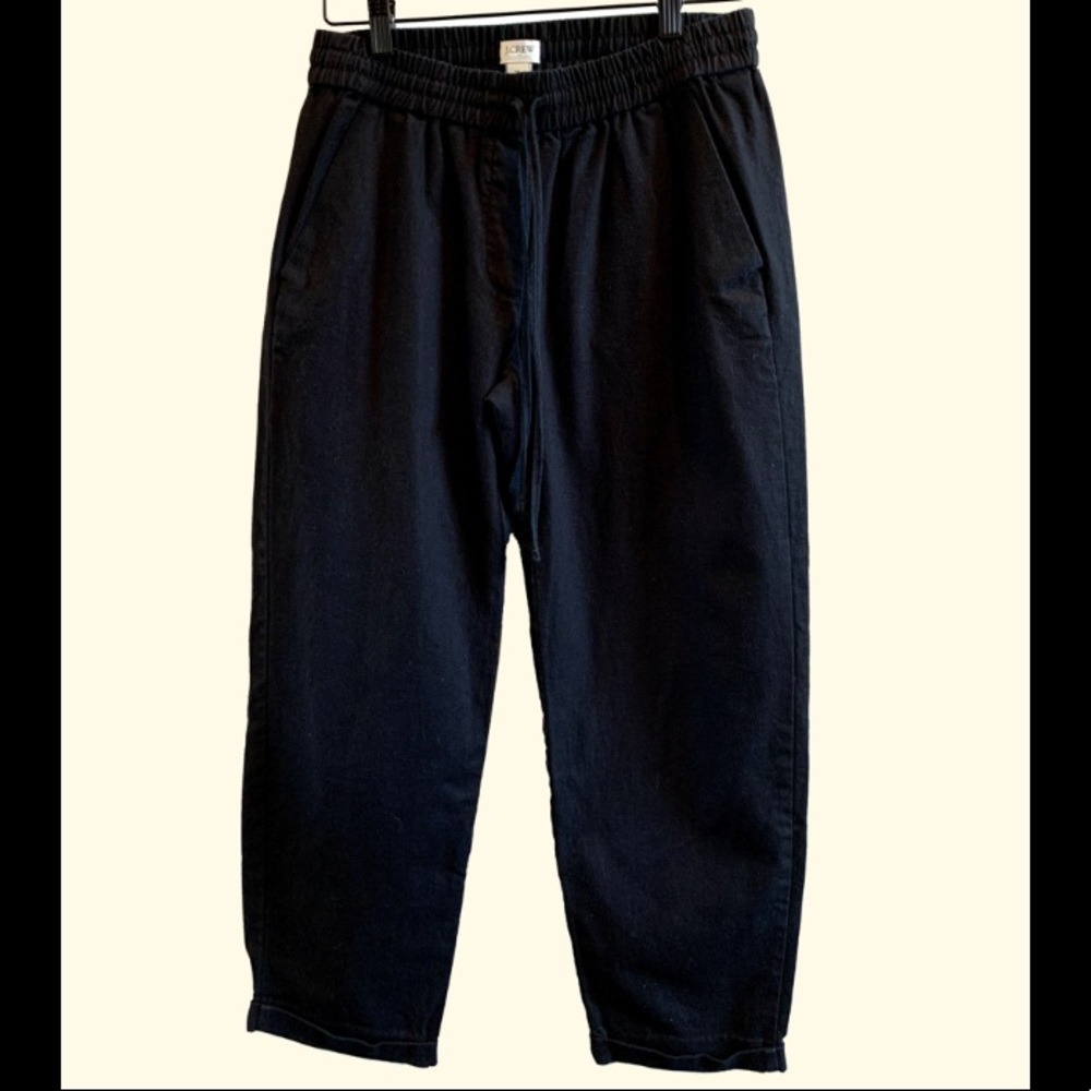J. Crew Factory Linen-cotton Drawstring Pants